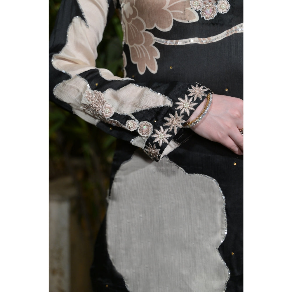 Black Crepe Co-ord Set