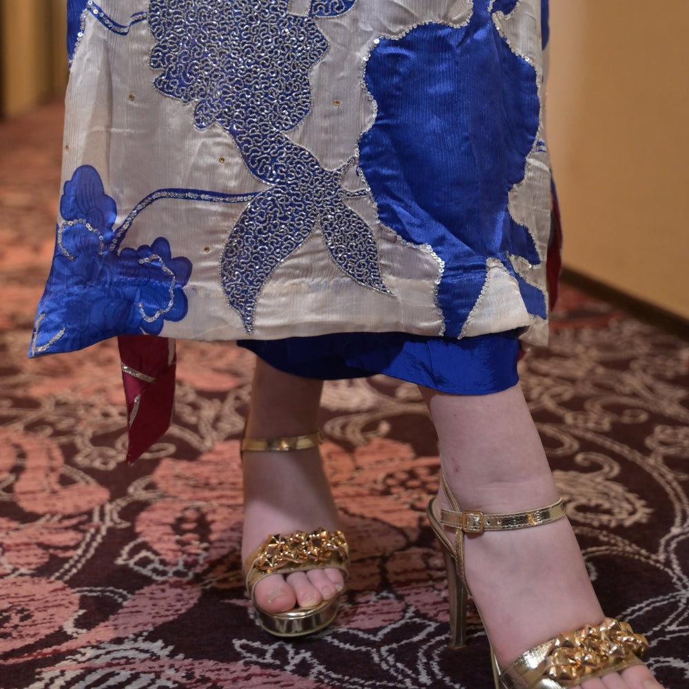 Blue Crepe Co-ord Set