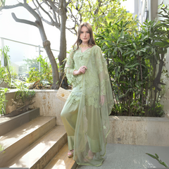 Sage Green Farshi Shalwar Suit
