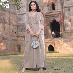Luxury Grey Kaftan