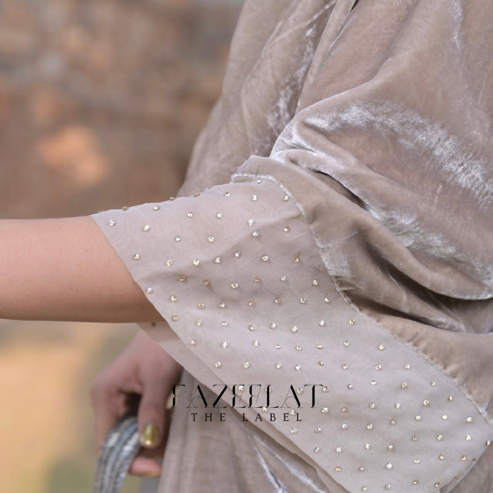 Luxury Grey Kaftan