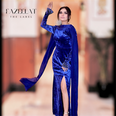 Royal Blue Sheath Silhouette