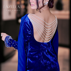 Royal Blue Sheath Silhouette