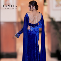 Royal Blue Sheath Silhouette