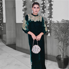 Green kaftan