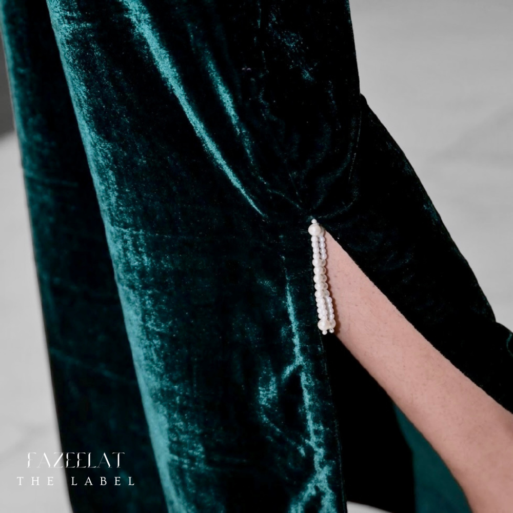 Green kaftan