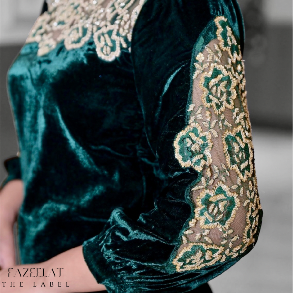 Green kaftan