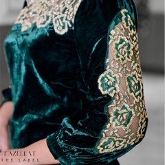 Green kaftan